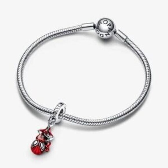Pandora Marvel Hanging Spider-Man Dangle Charm - Picture 2 of 3
